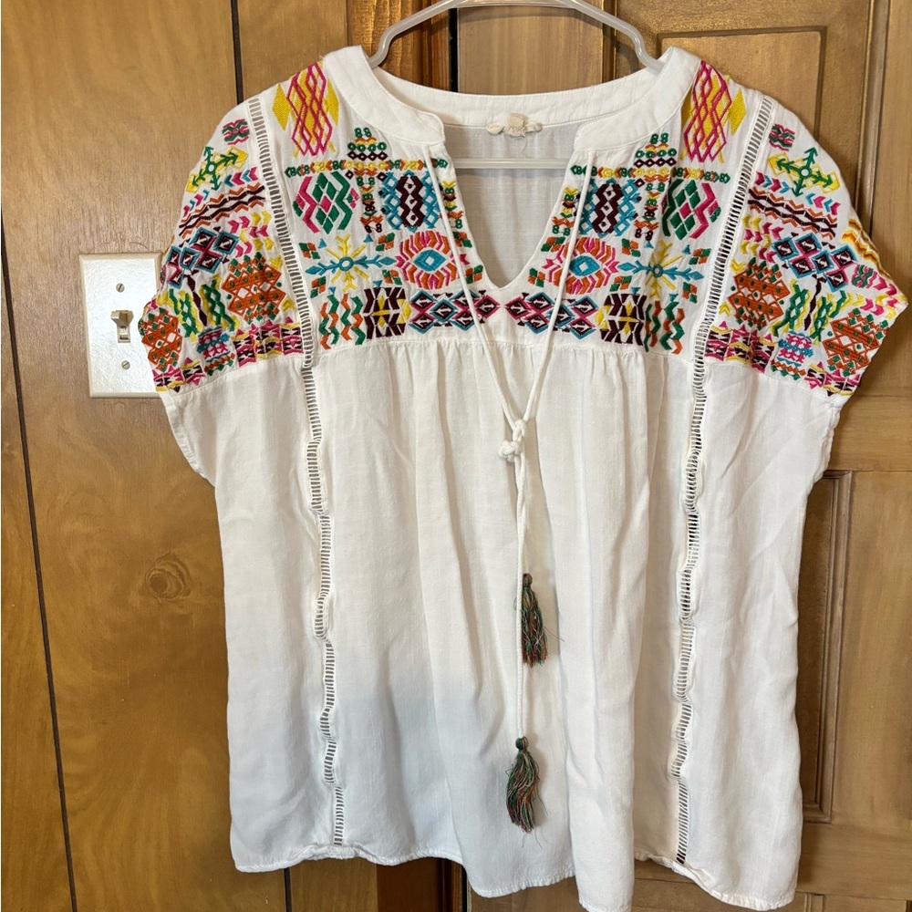 JODIFL Multicolor Embroidered Blouse